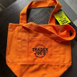Trader Joe’s mini tote! 

LIMITED EDITION